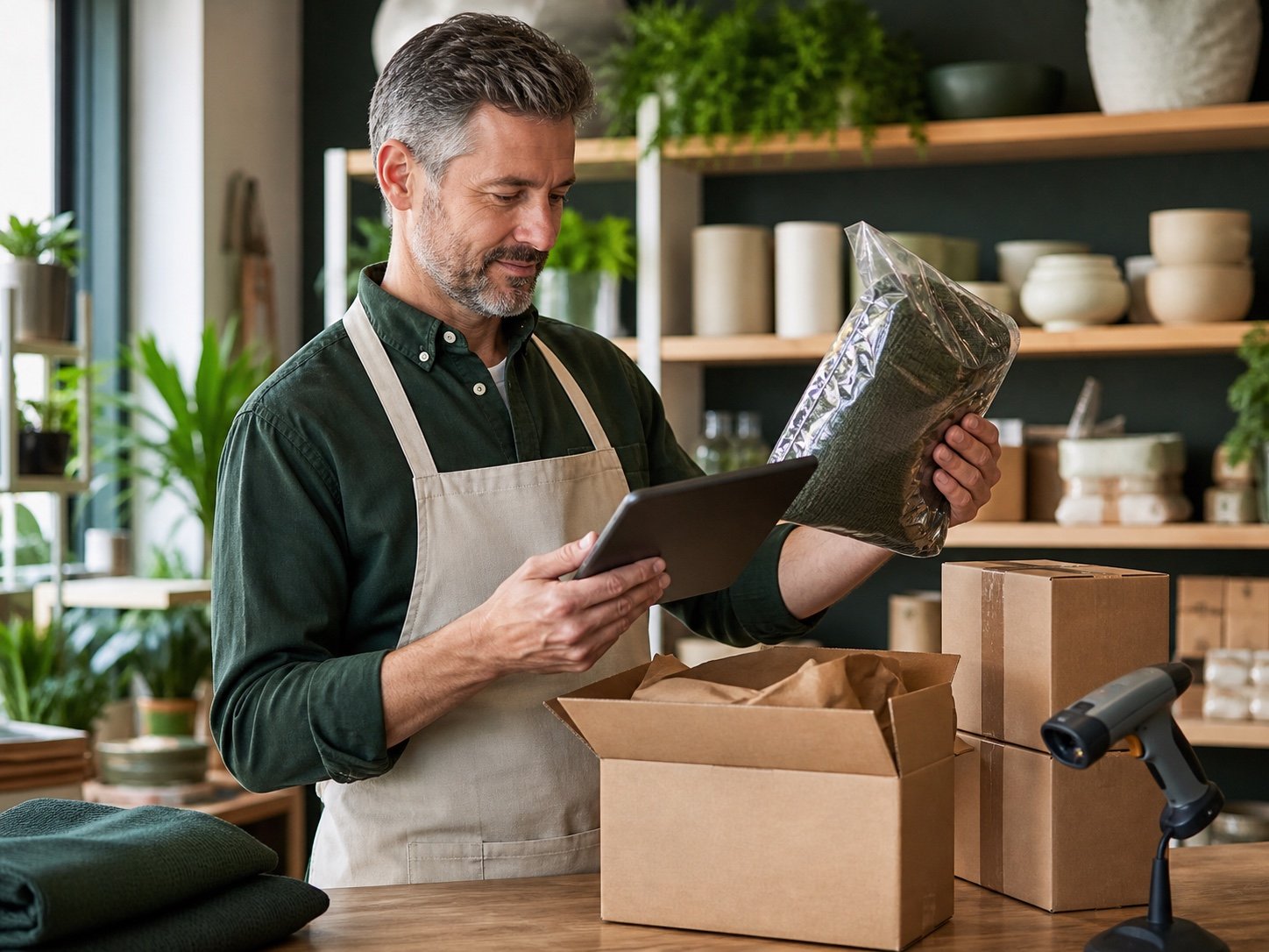 Recepción ordenada de compras y mercancía